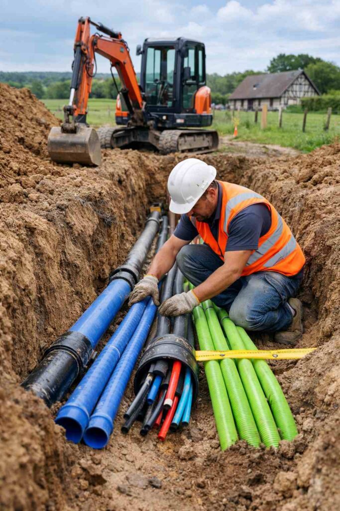 enfouissement réseaux Normandie